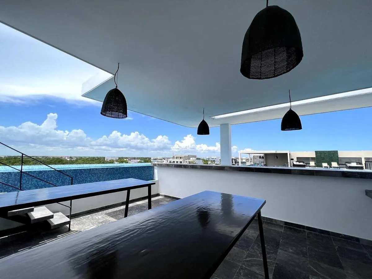 Moderno Y Espacioso Departamento En Aldea Zama Tulum Apartmán