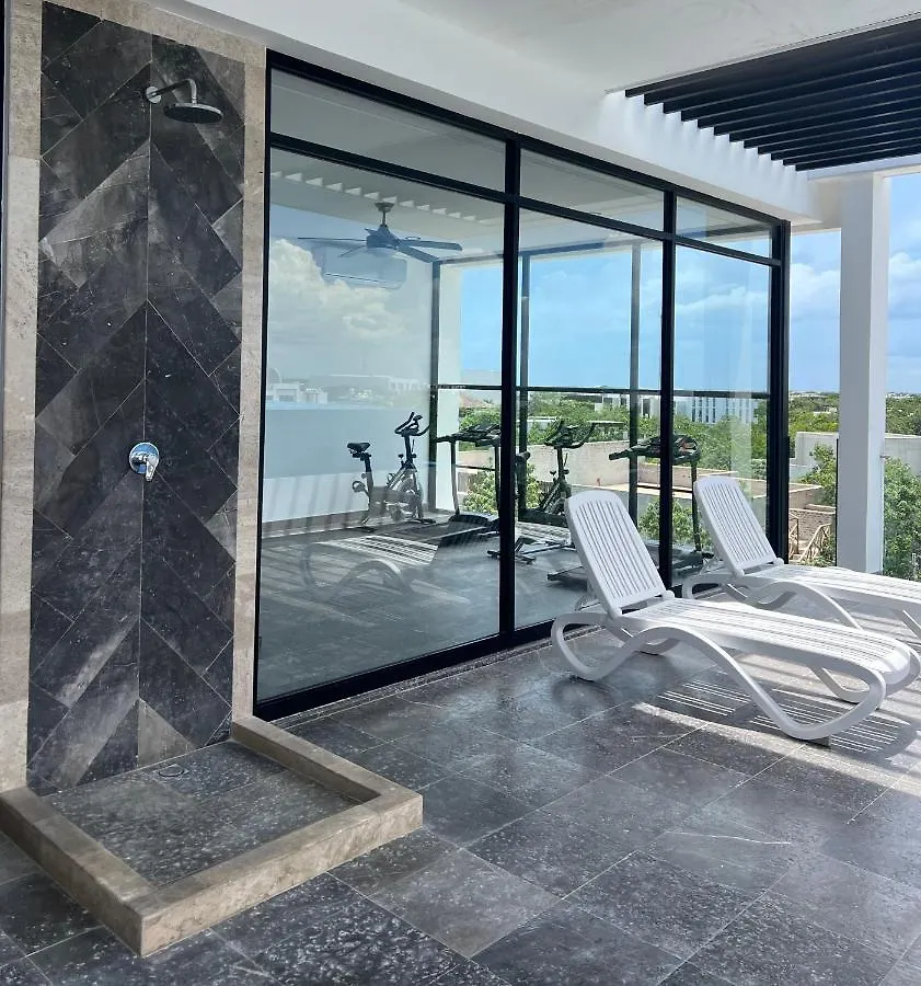 Moderno Y Espacioso Departamento En Aldea Zama Tulum Apartmán
