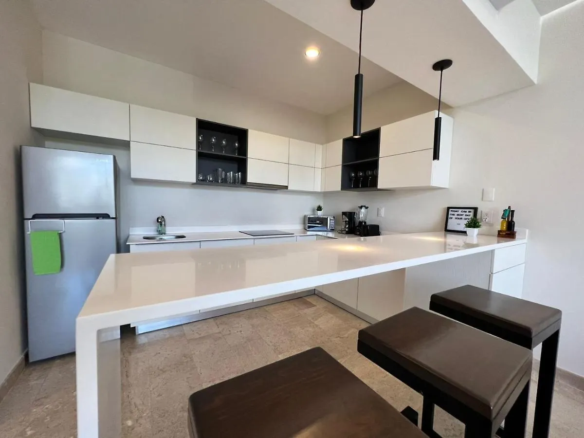 Apartmán Moderno Y Espacioso Departamento En Aldea Zama Tulum Mexiko